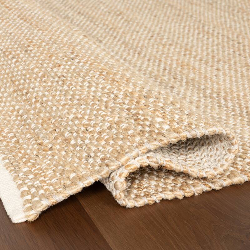 Nuloom Eladia Solid Jute Area Rug