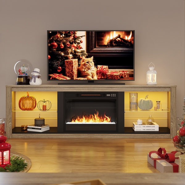Bed bath and beyond store fireplace tv stand