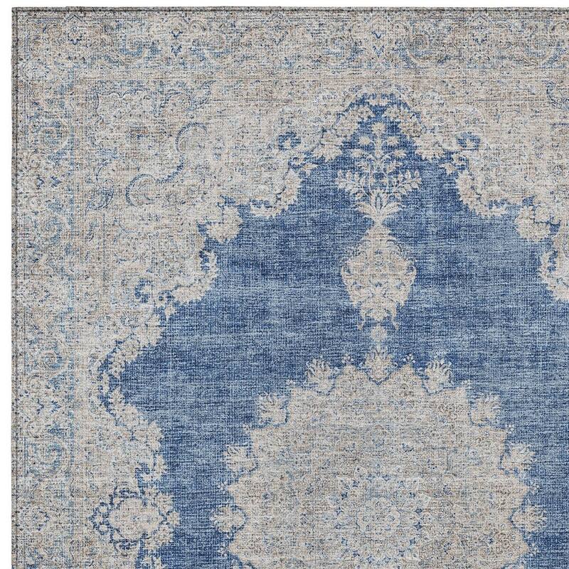 HomeRoots Oriental Traditional Rectangle Outdoor Rug