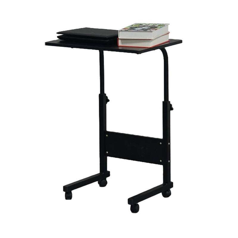 Removable E1 15MM Chipboard & Steel Side Table with Baffle Black