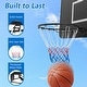 preview thumbnail 17 of 18, 15 Inch Basketball Rim Goal Replacement with All Weather Net and Mounting Hardware