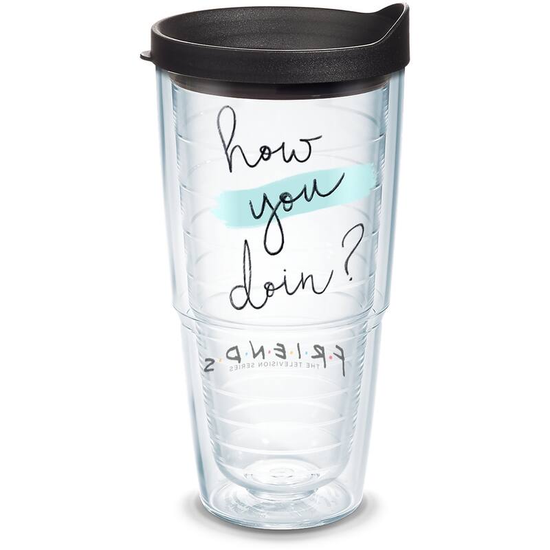 Tervis Friends - How You Doin' Made in USA Double Walled Insulated Travel Tumbler, Classic - 24oz