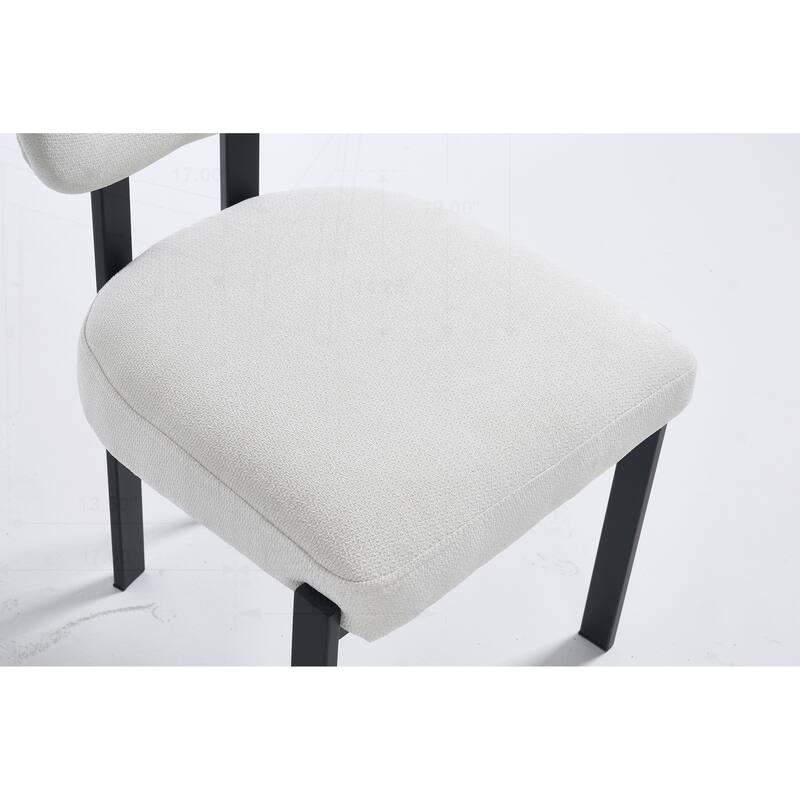 Sophisticated Set of 2 Mid-Century Dining Chairs with Stylish Design