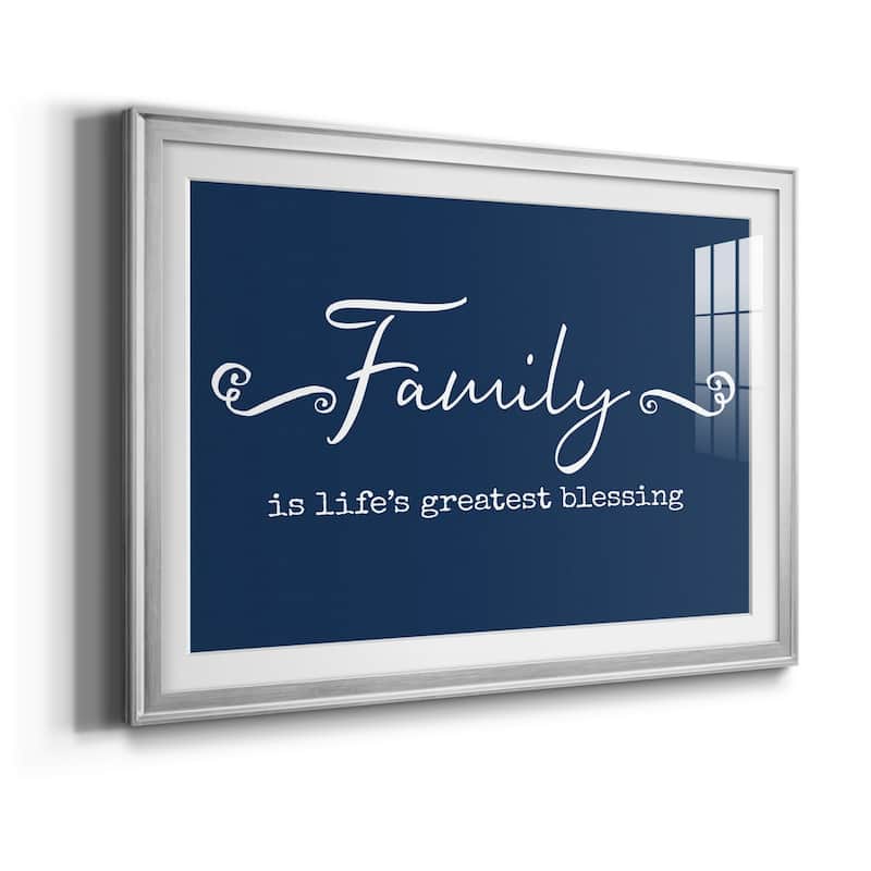 Family Greatest Blessing Premium Framed Print - Ready to Hang