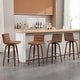 preview thumbnail 153 of 198, 26"/29" Faux Leather Swivel Bar/Counter Stools, Set of 2/3