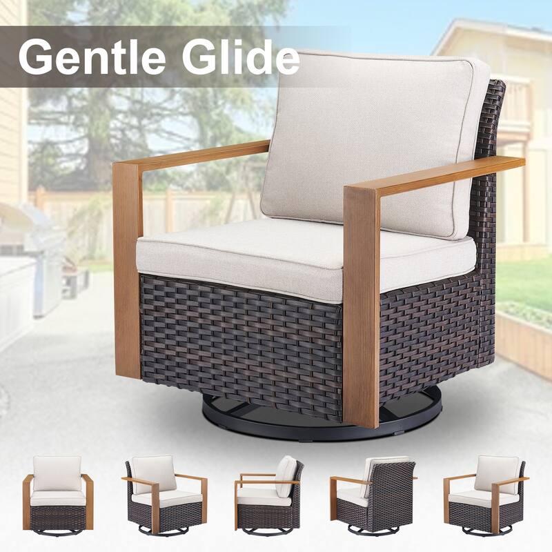 Gymojoy Outdoor Wicker Patio Furniture Sofa Set