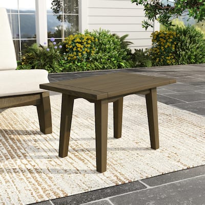 Rectangular Teak Wood Outdoor side Table for Patio