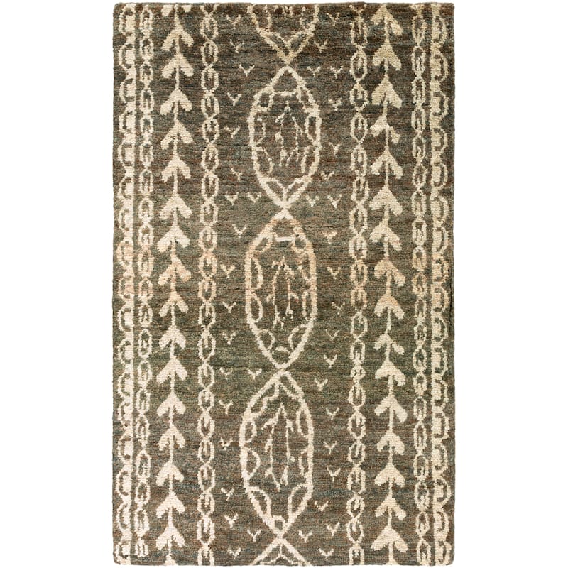 The Curated Nomad Clarendon Hand Knotted Bohemian Jute Area Rug