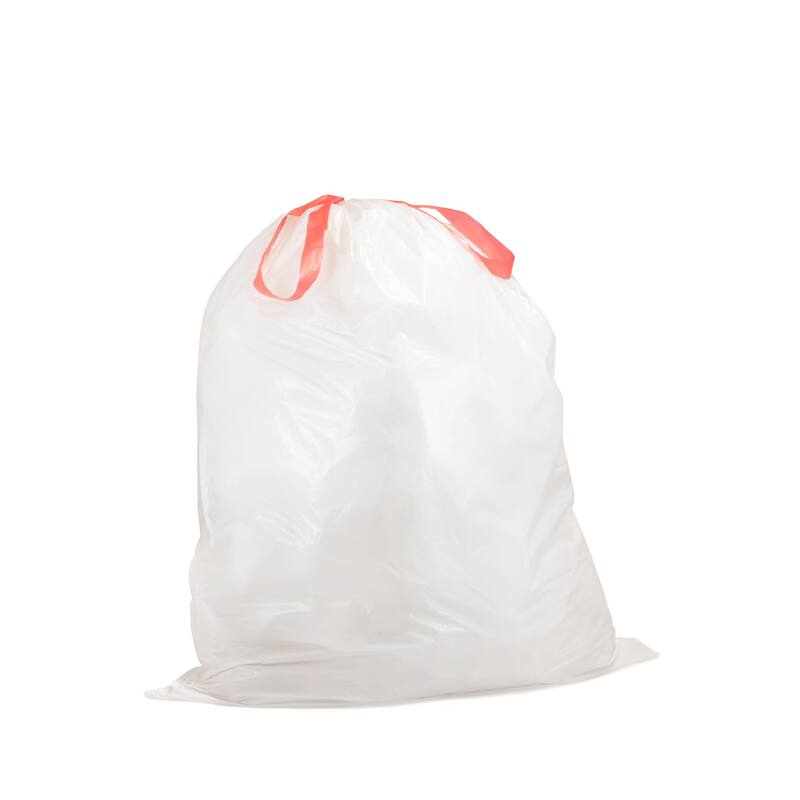 Qualiazero 13 Gallon Trash Bags - Unscented - TWO pack 50 bags per box, 2 boxes (100 bags)