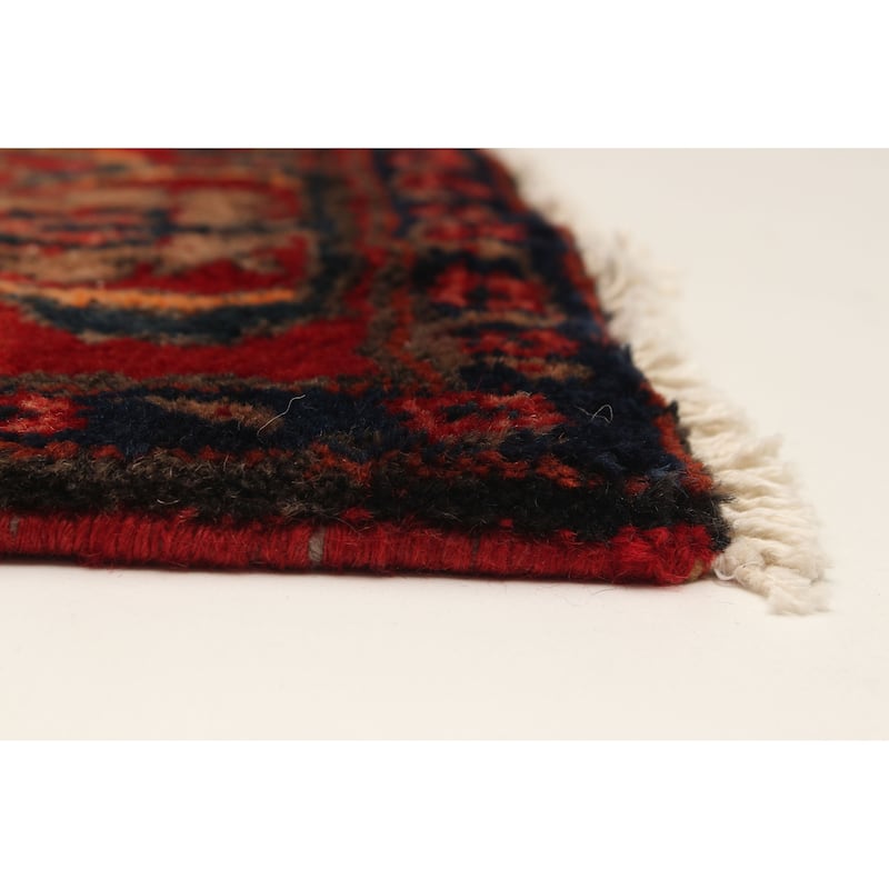ECARPETGALLERY Hand-knotted Andelz Navy Wool Rug - 4'5 x 6'11