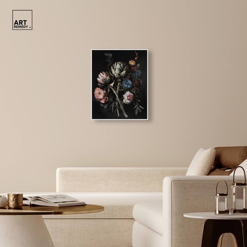 Moody Artichoke III Canvas by Art Remedy