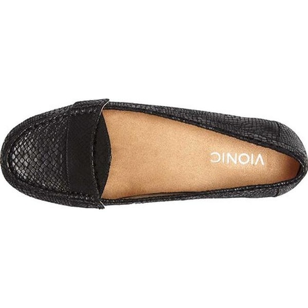 vionic larrun loafer black