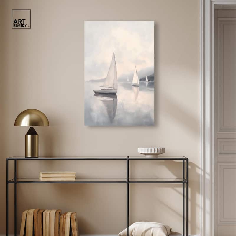 Dreaming of Sails Canvas by Art Remedy, Gallery Wrapped