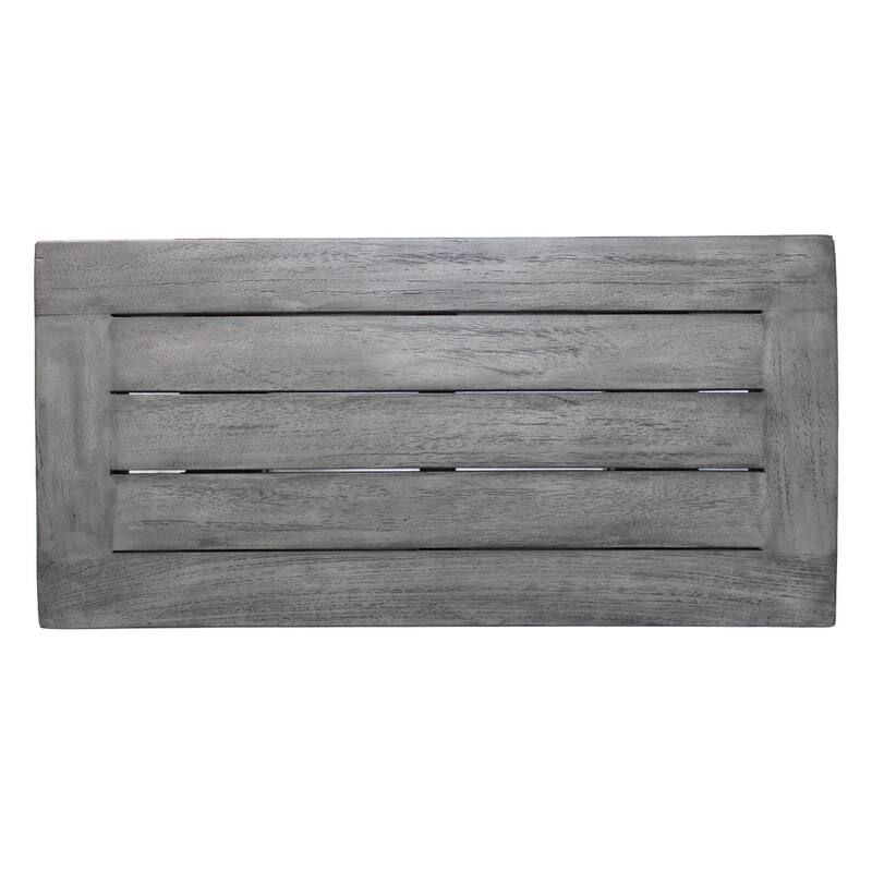 24", Antique Gray, Teak Shower Stool, Teak Shower Bench, Teak Shower Seat, Teak Bench Shower - 24