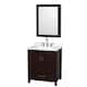 Option Espresso / Giotto Quartz Top / Brushed Chrome