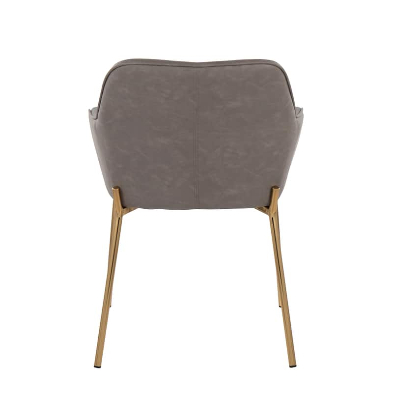 Silver Orchid Galotti Gold Upholstered Dining Chair (Set of 2)