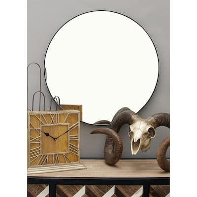 Multiple Frame Finishes / Sizes Modern Contemporary Round Wall Mirrors