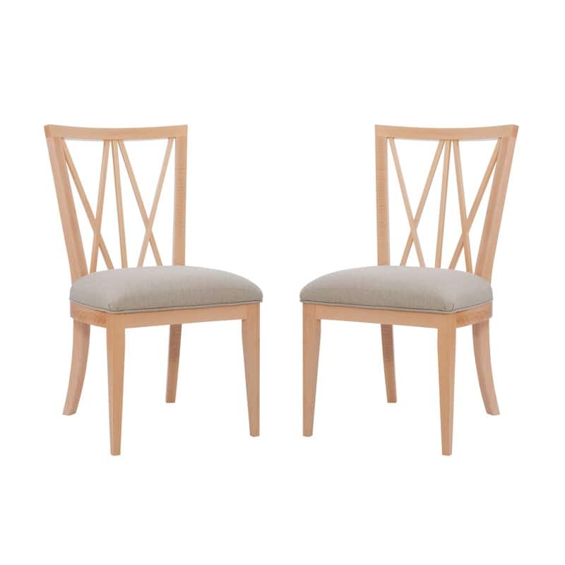 Markland Solid Wood Natural Dining Side Chair (Set of 2)