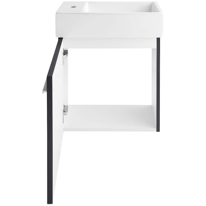 Swiss Madison SM-BV614 Colmer 19" Wall Mounted Single Basin Vanity Set