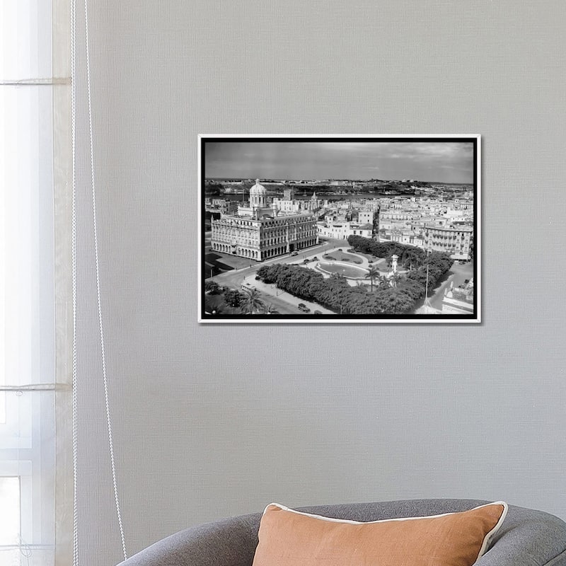 iCanvas "1930s-1940s Presidential Palace Seen From Sevilla Hotel Havana Cuba" by Vintage Images Framed Canvas Print