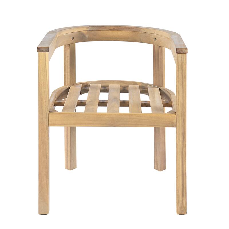 Christopher Knight Home - Carl Acacia Wood Outdoor Chairs (Set of 2)