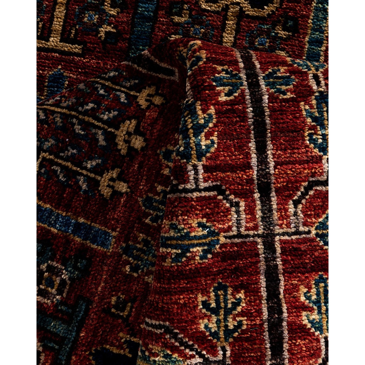 Serapi One-of-a-Kind Hand-Knotted Runner Rug - Red, 2' 8" x 9' 9" - 2' 8" x 9' 9"