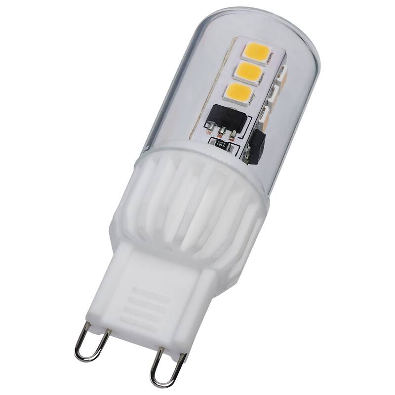 3.5 Watt Mini LED G9 Base 3000K Clear Finish 120V - Clear