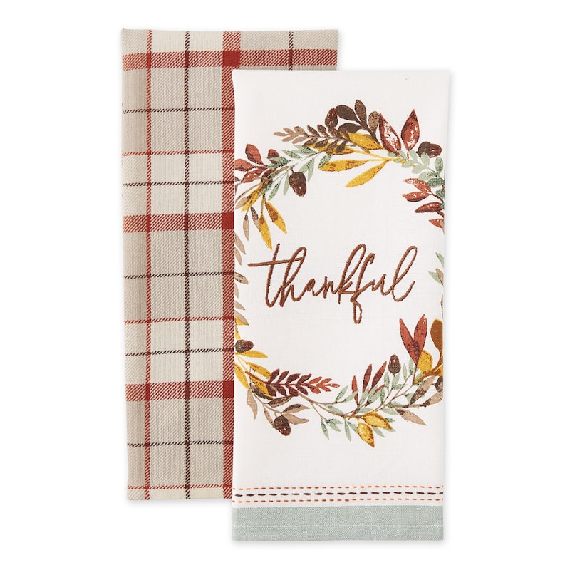 Assorted Autumn Dishtowel (Set of 2)