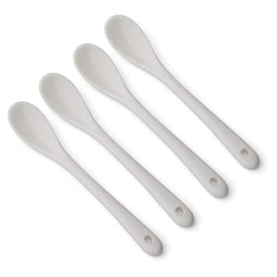 5.5-Inch Porcelain Egg Spoons (Set of 4)