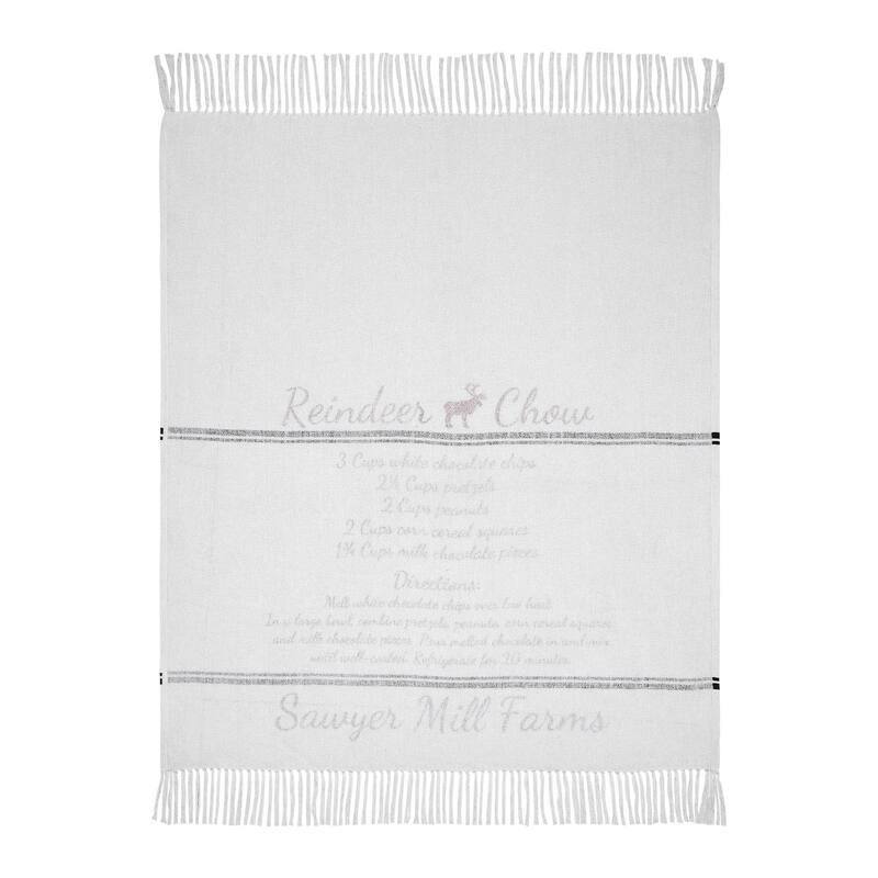 Sawyer Mill Reindeer Chow Woven Throw 60x50