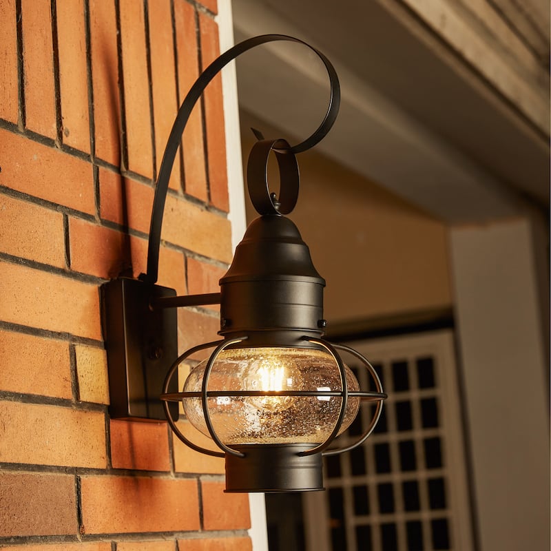2 Pack 1-Light Outdoor Wall Lantern Light - 9"x10.72"x17.51"