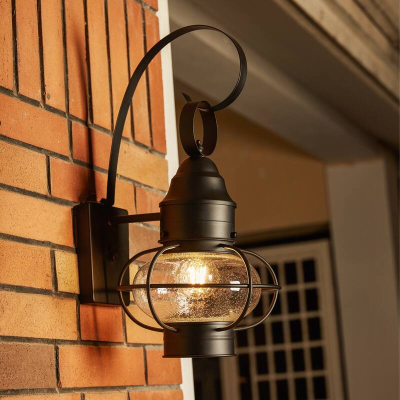 4 Pack 1-Light Outdoor Wall Lantern Lights Set - 9"x10.72"x17.51"