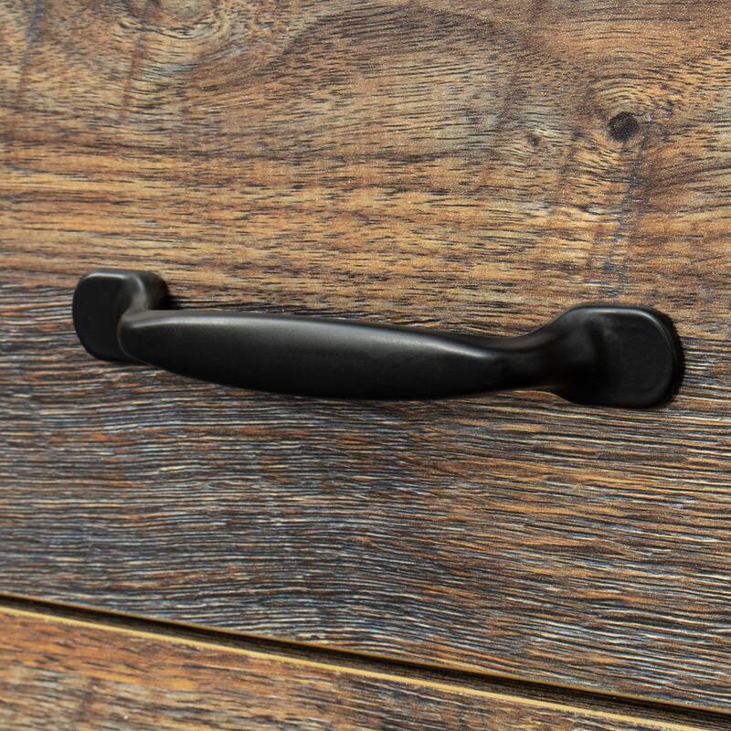 Modern Wood Buffet Sideboard with 2 doors&1 Storage and 2drawers