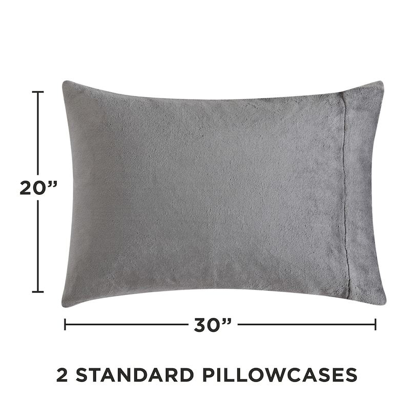 Juicy Couture Plush Sheet and Pillow Cases Set