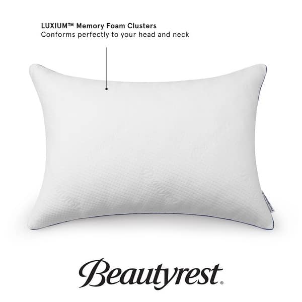 Beautyrest Fresh Sleep Memory Foam Cluster Pillow Set Of 2 Overstock 32606997