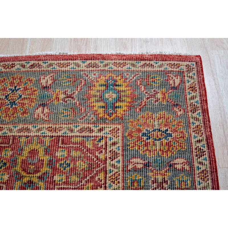 Home Decor Hand-Knotted Wool Rust Classic Oriental Oushak Rug Timeless and Elegant Area Rug for Adding Warmth and Sophisticatio