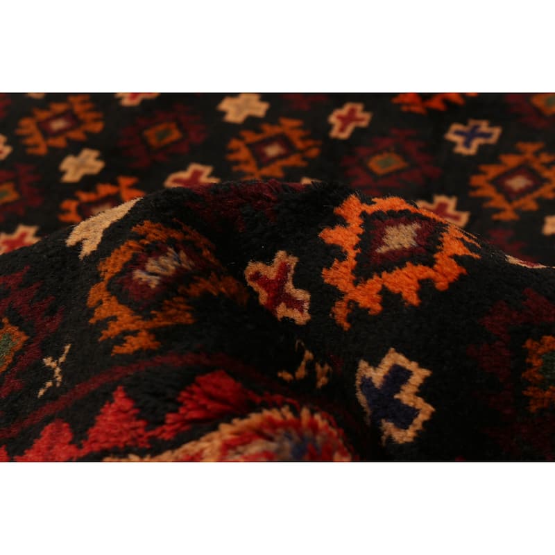 Teimani Black Rug 4'5" x 7'5" - 4'5 x 7'5