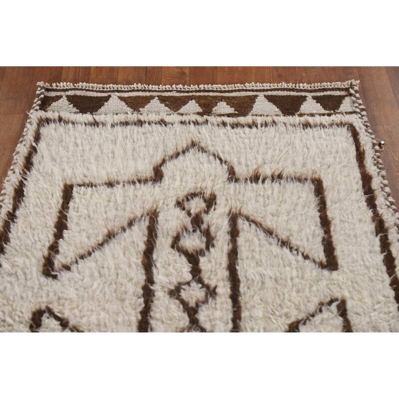 Anatolian Turkish Runner Rug Hand-knotted Wool Carpet - 3'4"x 11'9"