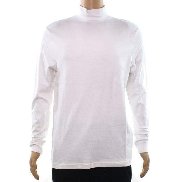 Download Club Room White Mens Size Medium M Long-Sleeve Mock-Neck ...