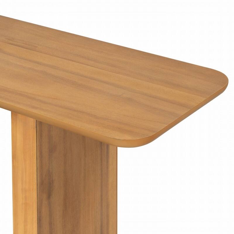 Minimalist 60" Console Table with Bottom Shelf for Stylish Living Spaces