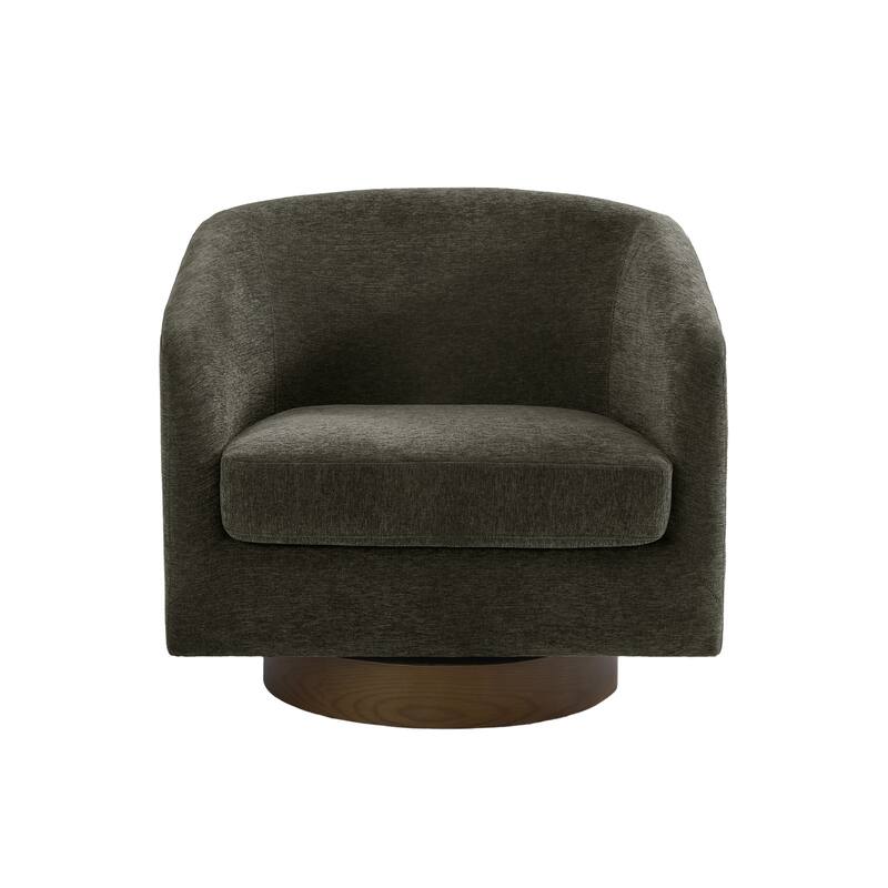 31.1'' W Barrel Swivel Accent Chair (Set of 2)