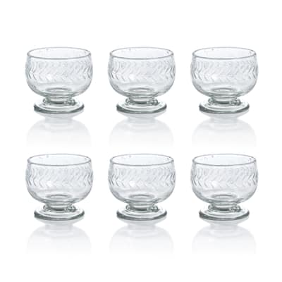 Patia Handmade Etched Tequila / Mezcal Glasses, Set of 6