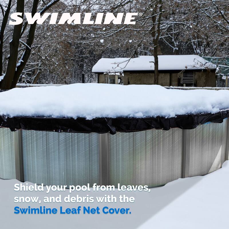 Swimline 21 Foot Round Above Ground Swimming Pool Leaf Net Top Cover | CO921 - 6.43