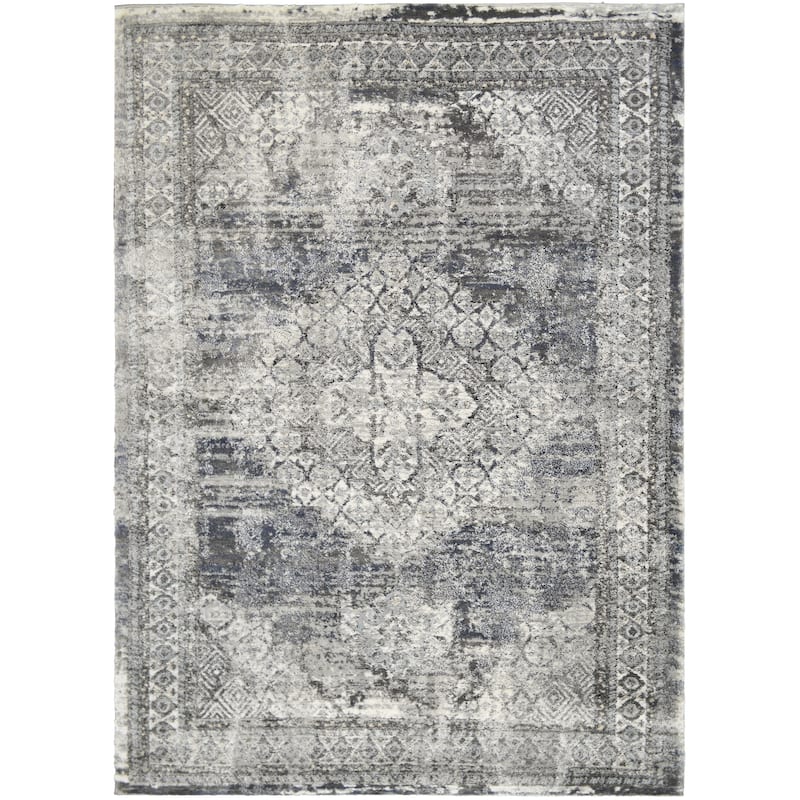 Rhapsody Wingate Traditional Oriental Area Rug - 5'3"x7'3" - Blue