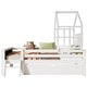preview thumbnail 12 of 14, Twin Size Loft Bed with Ladder, Storage Drawers, and Double-Sided Chalkboard
