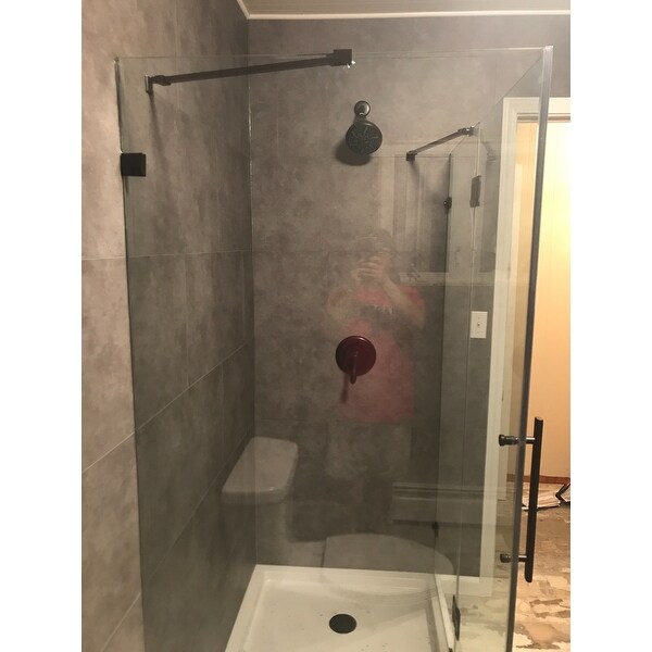 Top Product Reviews For Dumawall 14 76 In X 25 59 In Vinyl Interlocking Waterproof Smoked Steel Wall Tile Backsplash 8 Pack 17795479 Overstock Learn how easy it is to install dumawall tiles in a shower. top product reviews for dumawall 14 76