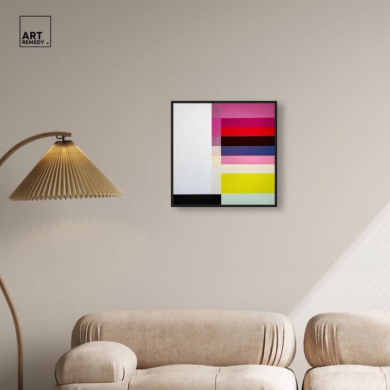 Quadratic Composition Canvas by Art Remedy