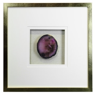 HUJI Agate Shadow Box Wall Decor