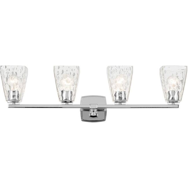 Kichler 55217WTR Marant 4 Light 33" Wide Vanity Light with Clear Water