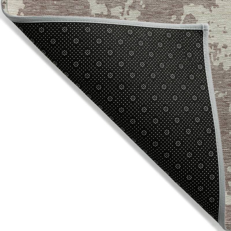 Machine Washable Indoor/ Outdoor Chantille Abstract Rug